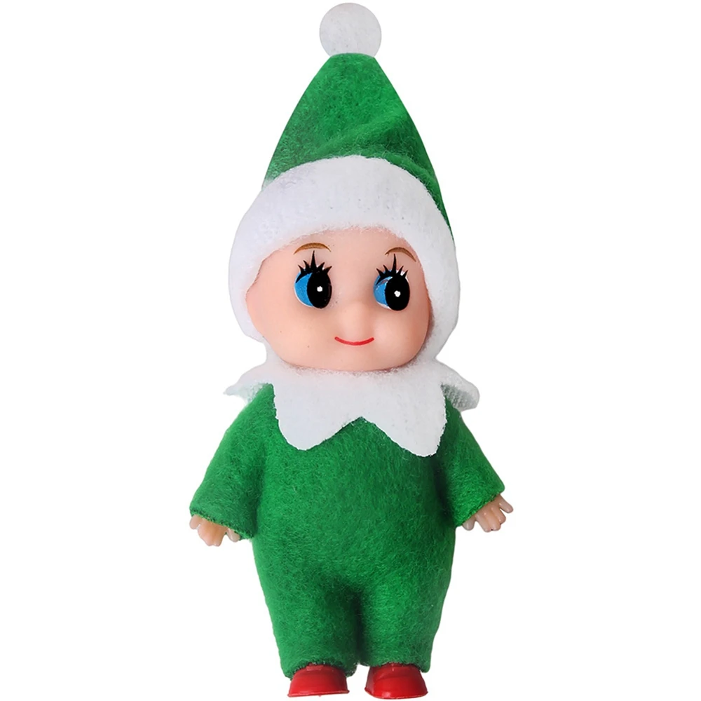 Christmas Elf Doll Baby Toddler Kids Adults Elf Toy Xmas New Year Gifts Lovely Elf Toys for Home Party Office Desktop Decor