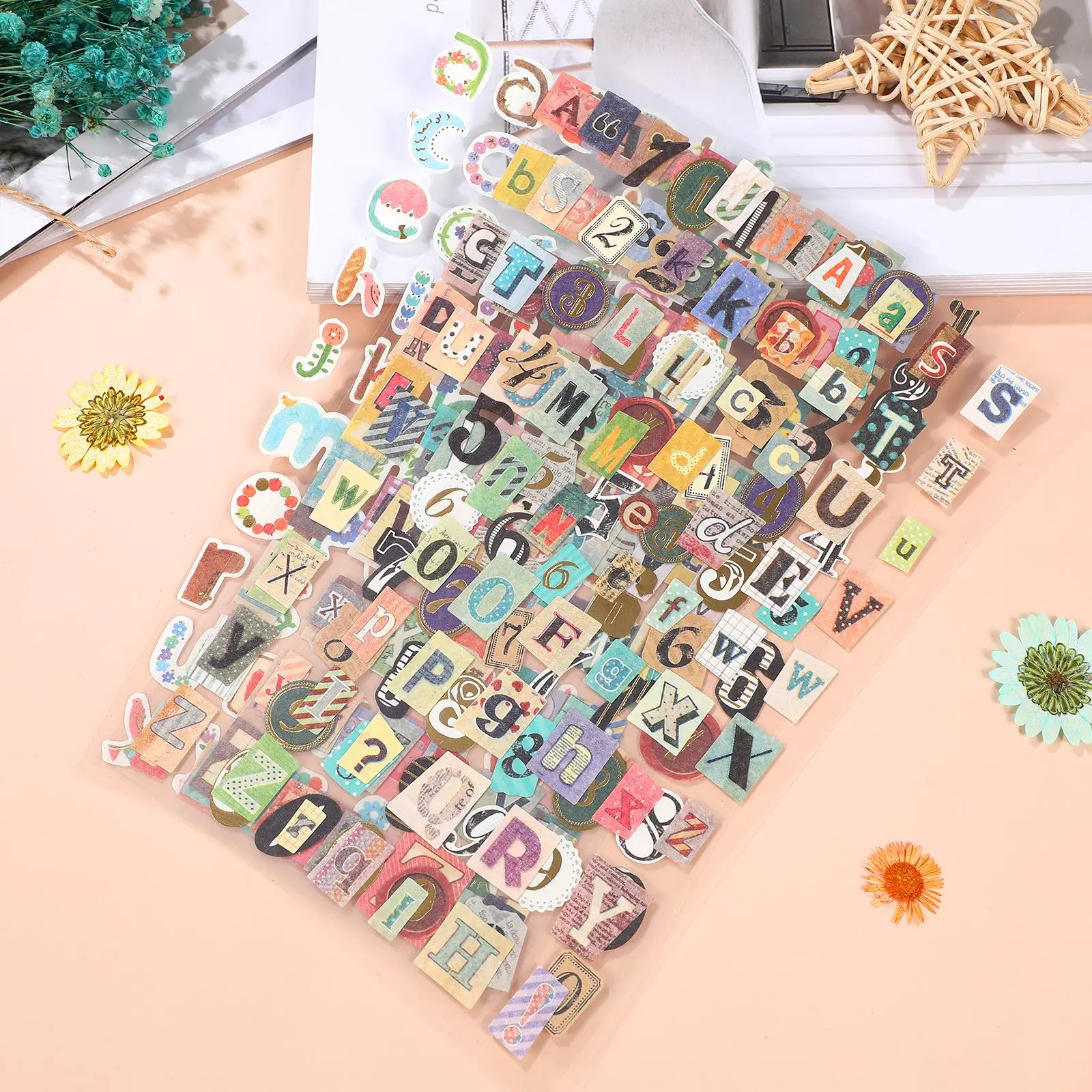 6 Sheet Stickers Graffiti Creative Style Letters Numbers Notebook Decorative Adhesive Decals For Scrapbook Crafts decorative stickers self adhesive stickers stationery stickers paper stickers adhesive stickers decorative labels stickers diy scrapbooking accessories