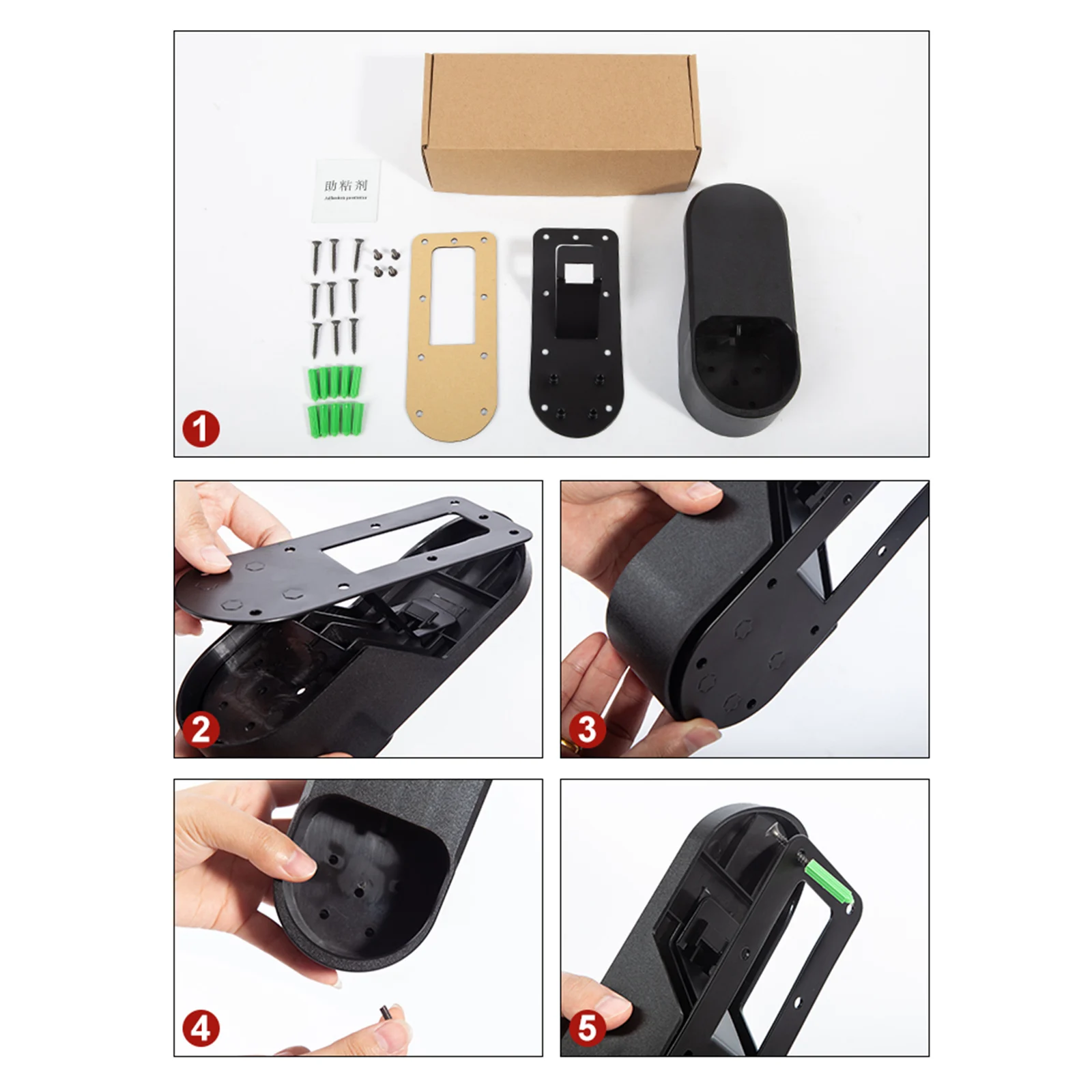 

Настенный Держатель зарядного кабеля подходит для Tesla Model 3 S X Y, штепсельная вилка европейского стандарта