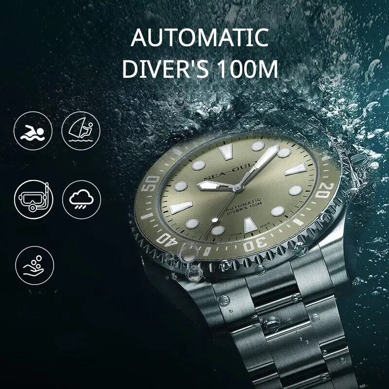 OROLOGIO DA UOMO Vintage Seiko/Pulsar Kinetic 100m Automatico Meccanico