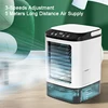 Desktop Air Conditioner Portable Fan Dual Spray Ultrasonic Atomization 3-Speed Mute Air Cooler Night Light Electric Fan for Home 4 Desktop Air Conditioner Portable Fan Dual Spray Ultrasonic Atomization 3-Speed Mute Air Cooler Night Light Electric Fan for Home 4