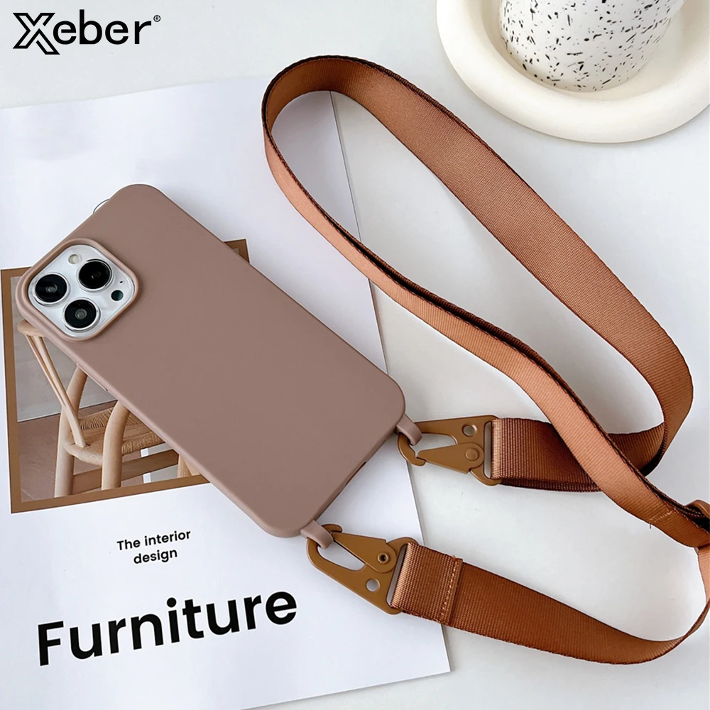 CrossbodyLanyardMatteSiliconeSoftCaseForiPhone15ProMax14131211XRXSX78PlusNecklaceStrapShockproofCover-AliExpress202192403