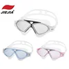 Jiejia Big Frame Professional Swimming Goggles for Men Women Swim Glasses Anti-fog HD Waterproof Silicone Adult Diving Eyewear 1