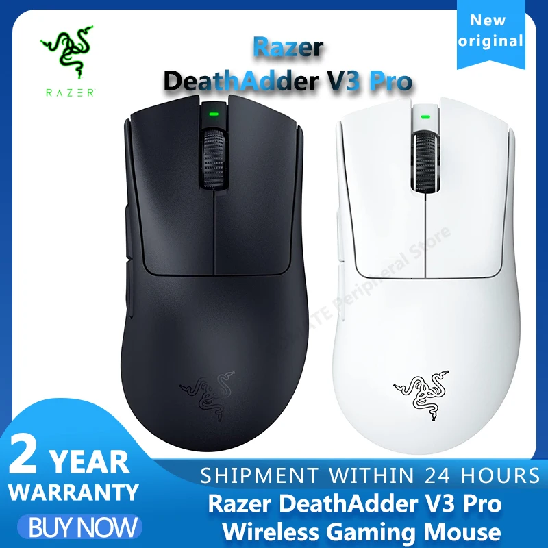 Razer-Deathadder proワイヤレスゲーミングマウス,超軽量 