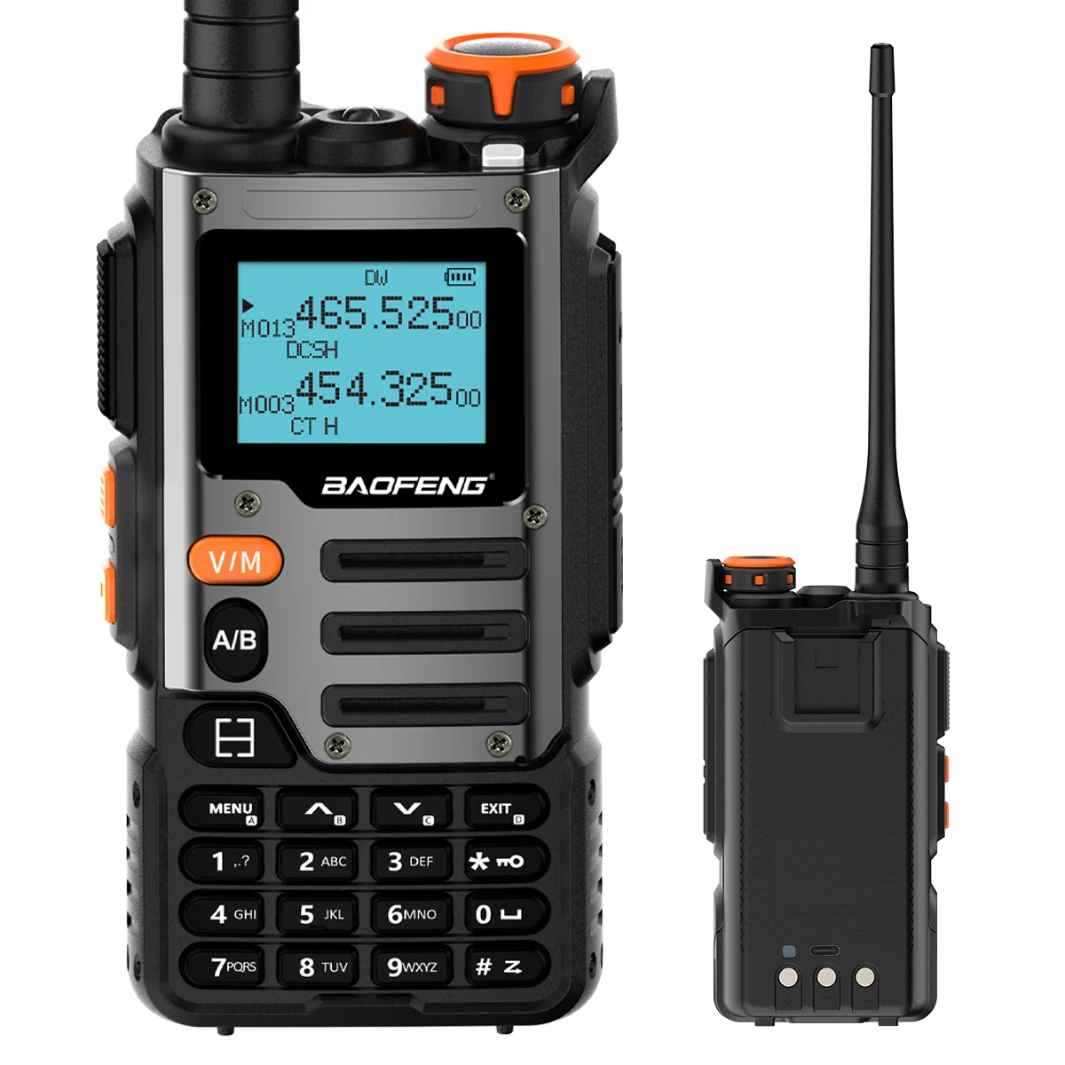 Baofeng UV-K68 Walkie Talkie Air Band Radio TYPE-C K68 Charge UHF VHF DTMF FM NOAA Wireless Frequency Two Way Radio 6