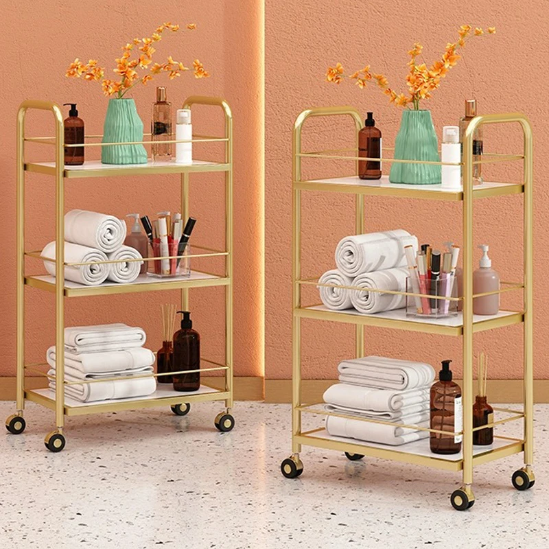 

Makeup Utility Salon Trolley Storage Luxury Cart Medical Salon Trolley Tattoo Simple Carrello Attrezzi Salon Furniture BL5ST