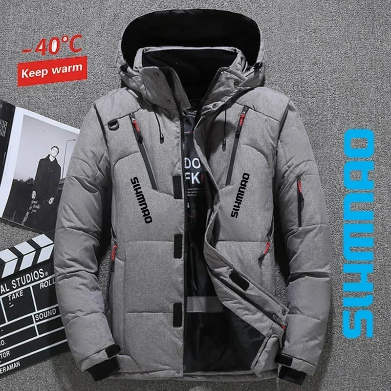 Description Picture 6 of itemMen's Goose Down Jacket and Tactical Pants, Winter Fishing Suit, Warm, Snow Skiing, Mountain Climbing, Hunting Sportswear