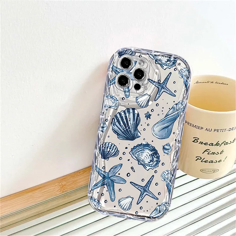 Elegant Marine Whale Shell Phone Case - Durable and Stylish Ocean-Inspired Design