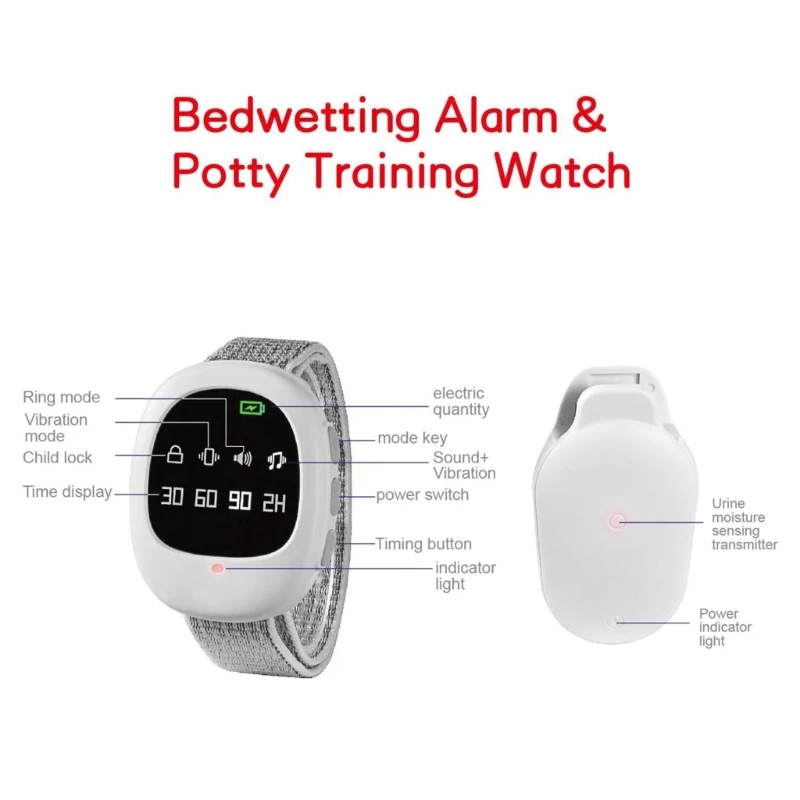 Wireless Bedwetting Reminder Children Potty Training Sound Reminding Gadget