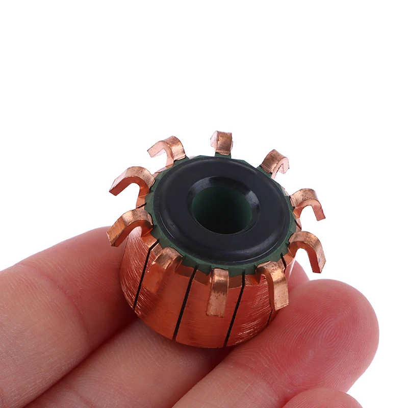 8*22.5*17.5mm 10P Teeth Copper Hook Type Electrical Motor Commutator Electronic Accessories