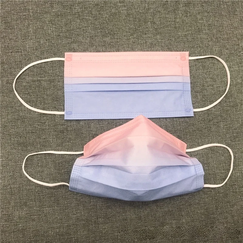 Lot de 50 masques réutilisables en tissu - Couleurs variées