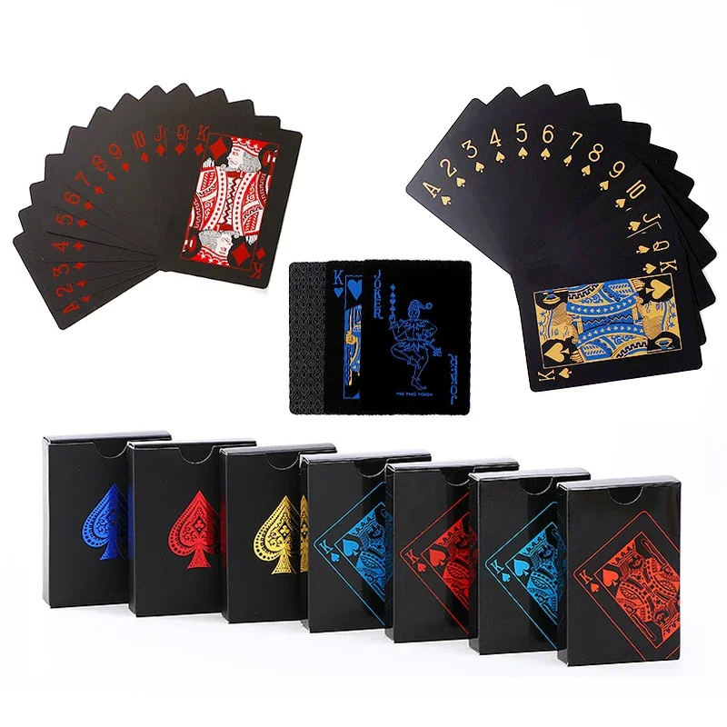 Waterproof PVC Plastic Playing Cards 54pcs Poker Set Playing Cards