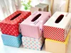 Snoopy New Cartoon PU Tissue Box Tissue Cover Car Removable Tissue Box Storage Box 5