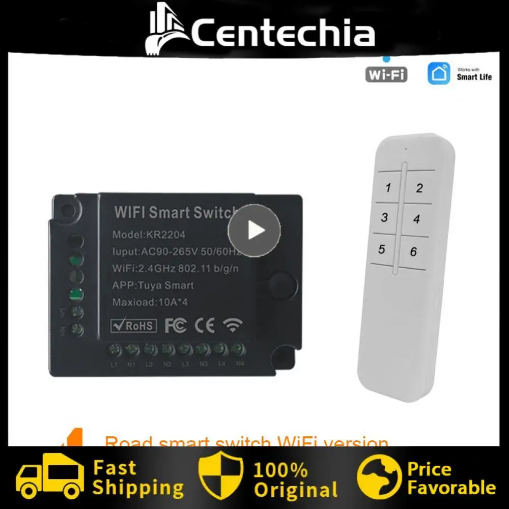 Tuya Smart Life Wifi Switch Relè Breaker Module Home Alexa Echo Voice Control Smart Lighting Timer Switch