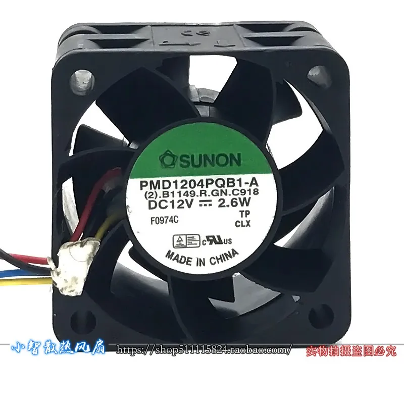 

Новый Кулер Для процессора, вентилятор для сервера охлаждения SUNON PMD1204PQB1-A 12 В, 2,6 Вт, 4028 ШИМ, контроль температуры, 4 см, 40 × 40 × 28 мм