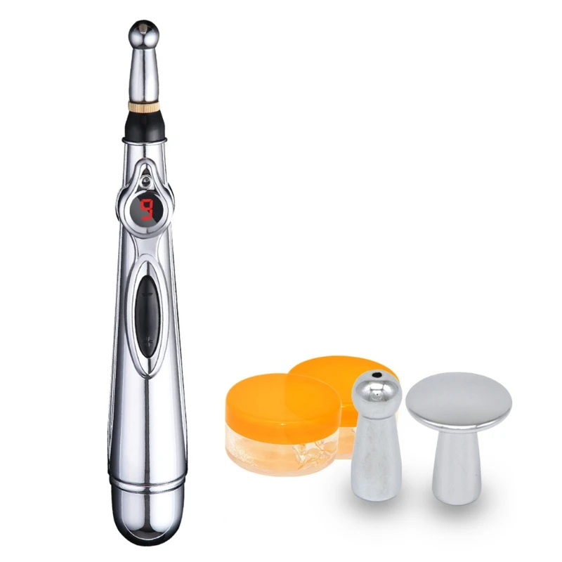 

2in1 Electronic Acupuncture Pen Pain Relief Therapy Meridian Energy Massage Pen Powerful Relief Pain Massage Tools