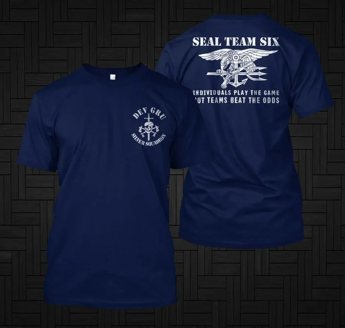 Elite Silver Squadron Cotton T-Shirt – Men's Short Sleeve Summer Tee