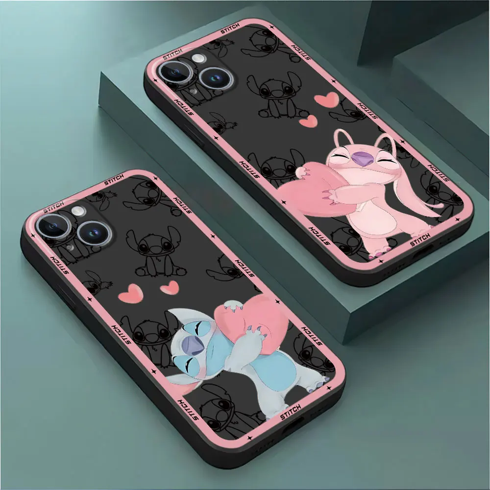 Custodia Per Telefono Disney Stitch Love Per Motorola Moto Edge 20 Lite Edge 30 Neo Edge 20 Pro Edge 30 40 Pro One Fusion Plus Edge Cover