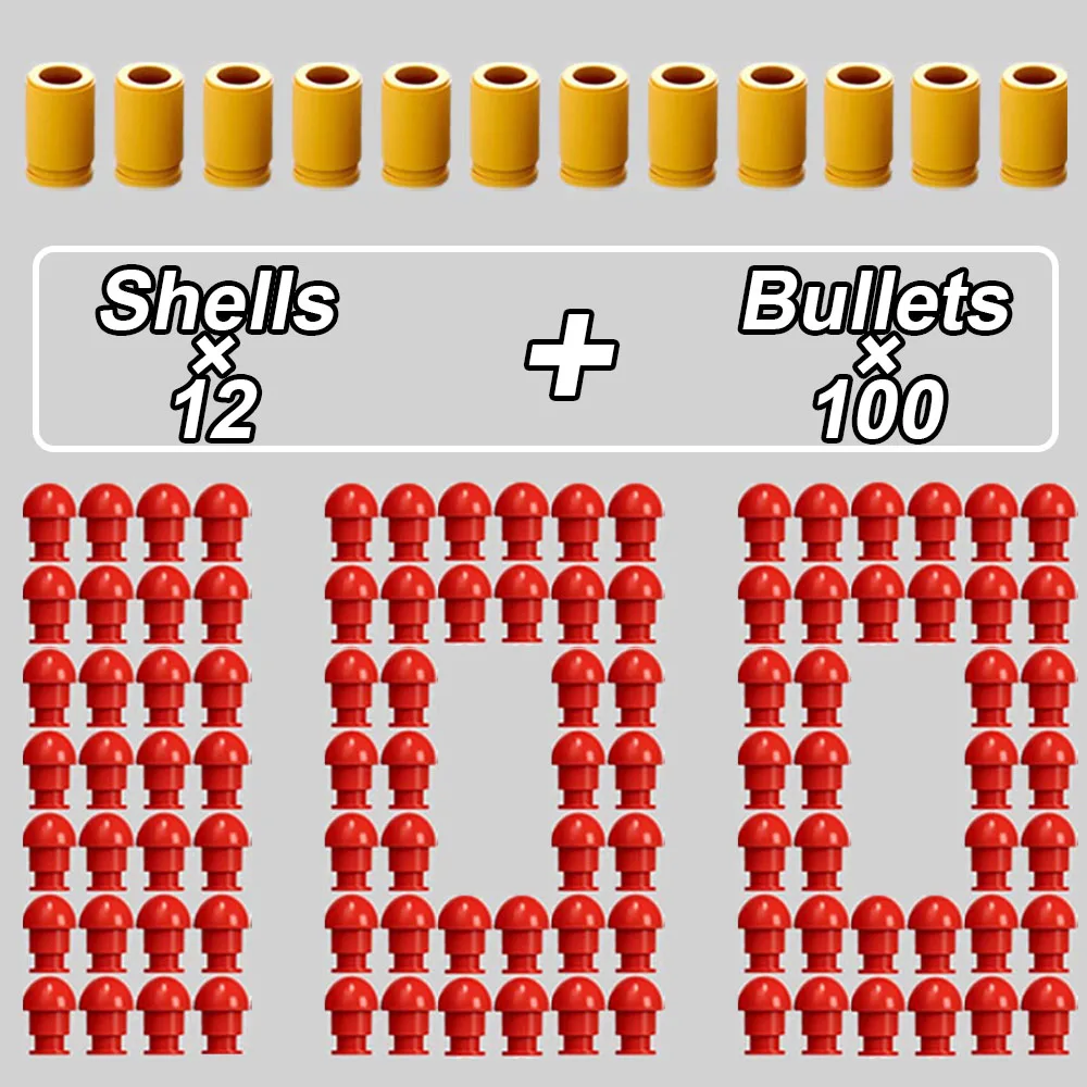 Shell Auswerfen Spielzeug Pistole Kugeln für M1911 SIG17 USP Spielzeug Pistole Wiederverwendbare Zubehör Schießen Spiel Weihnachten Geschenke für Kinder Erwachsene