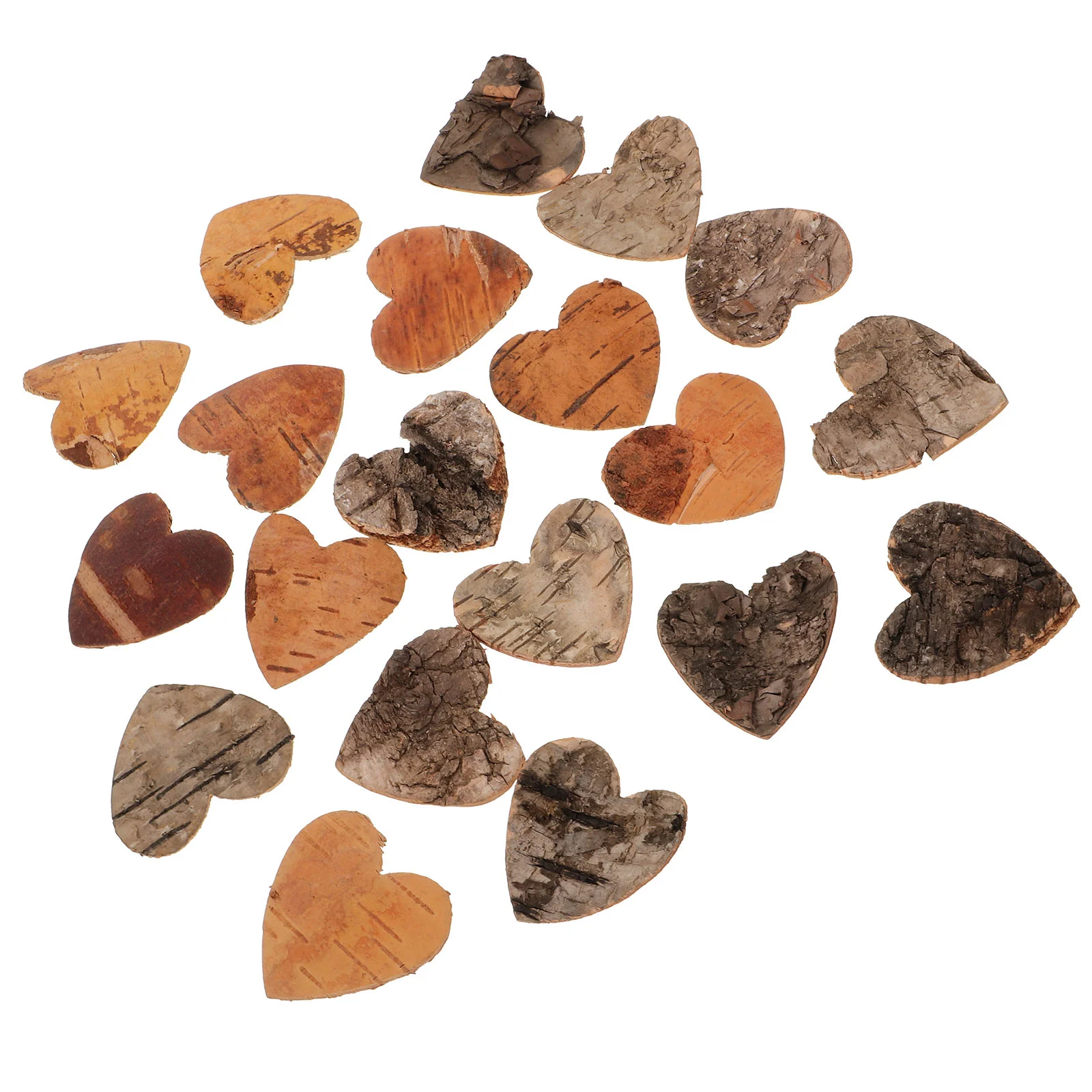 

Heart Shaped Wood Log Slices for DIY Crafts Wedding Centerpieces