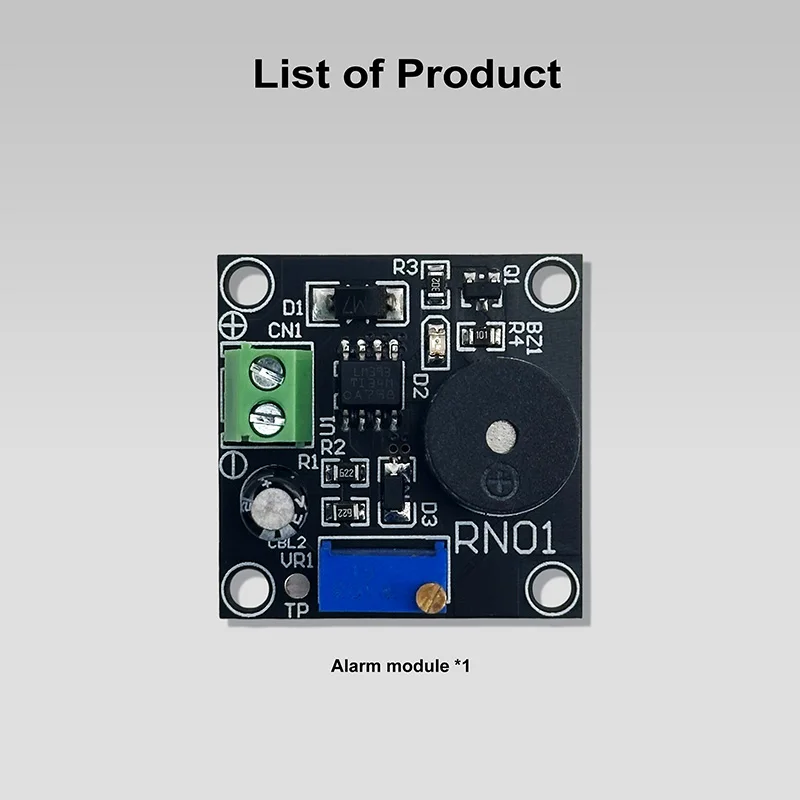 Heltec HXYP-RN01 5V 12V 24V Low Voltage Alarm Module - Anti-Overcharge Buzzer So