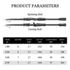 New Carbon Fiber Spinning Rod Super Hard Rod Stick Telescopic Fishing Rod 1.8/2.1/2.4/2.7M Casting Lure Feeder Pole Carp Fishing 4