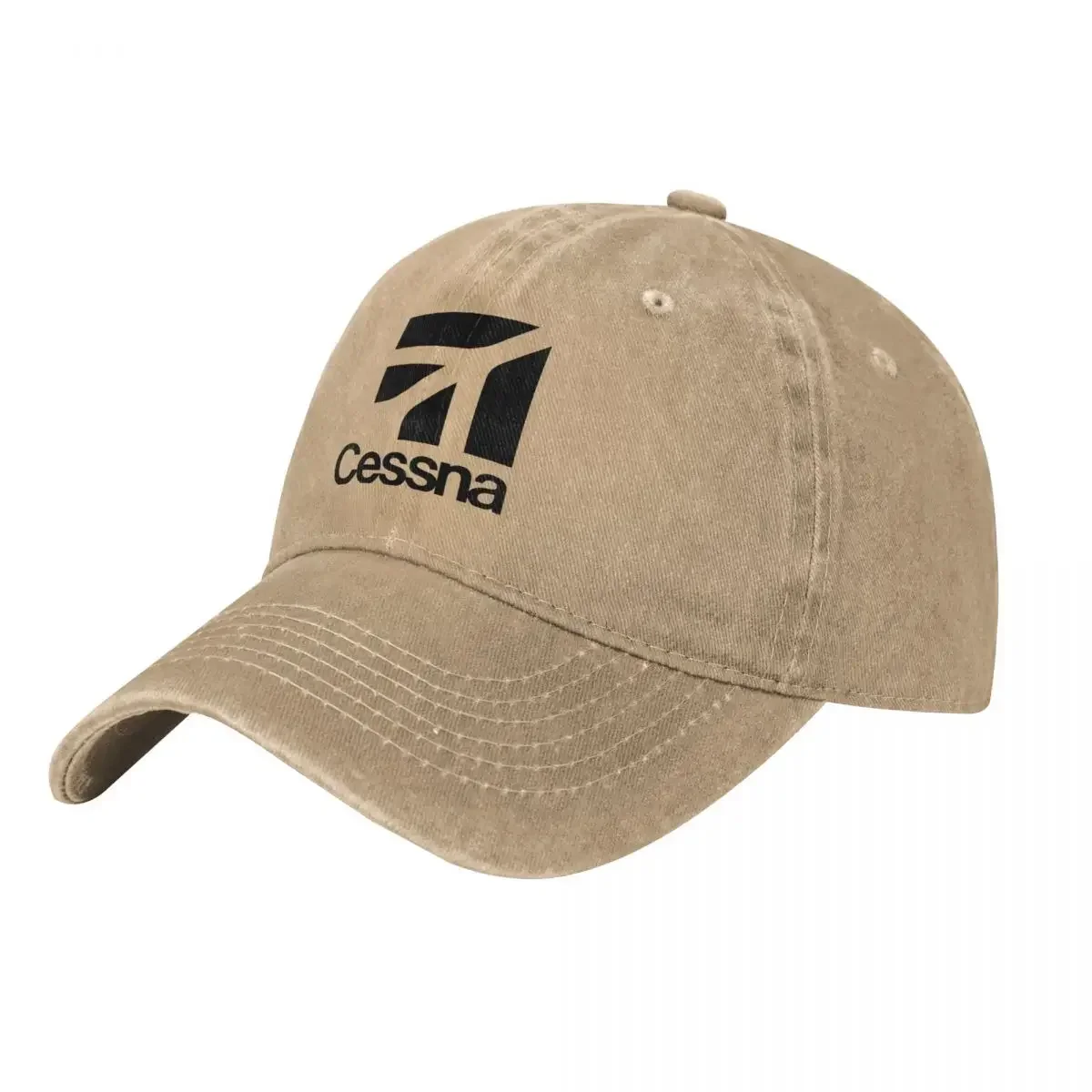 Cessna Black Baseball Cap American Aircraft Manufacturer Running Hippie Trucker Hat Unisex Teens Casual Baseball Caps