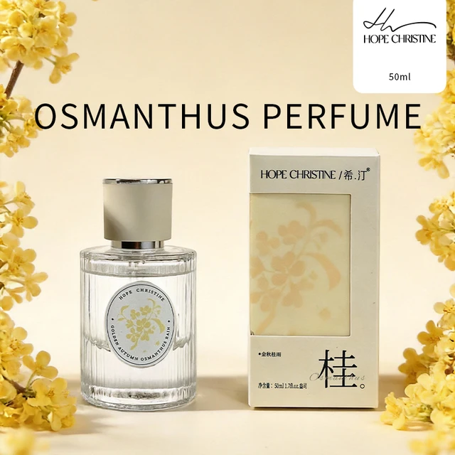 Parfum Osmanthus de marque HOPE CHRISTINE pour femme, notes florales originales longue durée, 50ML, livraison gratuite 1
