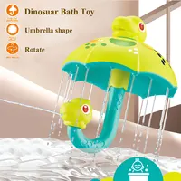 Dinosaur Mushroom Umbrella Baby Bath Toy Bathing Cute Swimming Water Spraying Umbrella Shower Outdoor Toy For Kids Playing Game