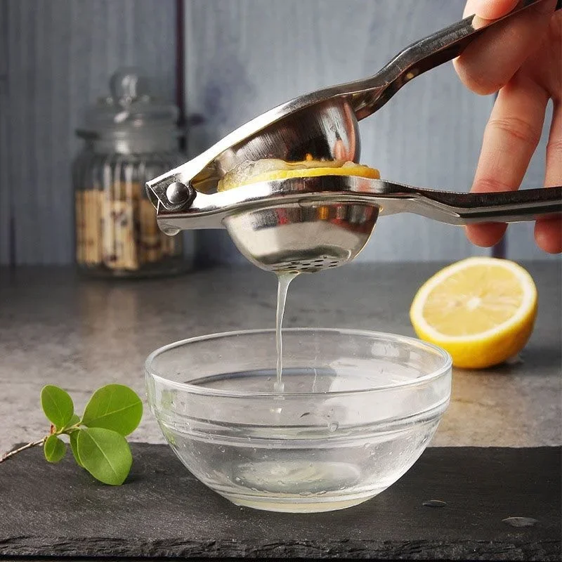 Lemon Squeezer Juicer 304 Stainless Steel Fruits Squeezer Manual Citrus Juicer Lemon Lime Orange Extract Kitchen Gadgets