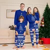 Christmas Matching Pajamas Set Mom Dad Kids Set Xmas Pjs Long Sleeve Top+Pants 2 Pieces Suit Baby Romper Warm Pjs Homewear Look 1