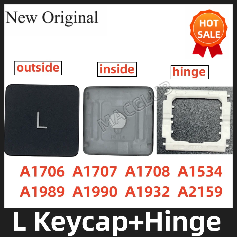 

L KeyCap for MacBook Pro Retina A1708 A1706 A1707 A1989 A1990 A1534 A2159 A1534 Keyboard Case Key Cap keys with hinge