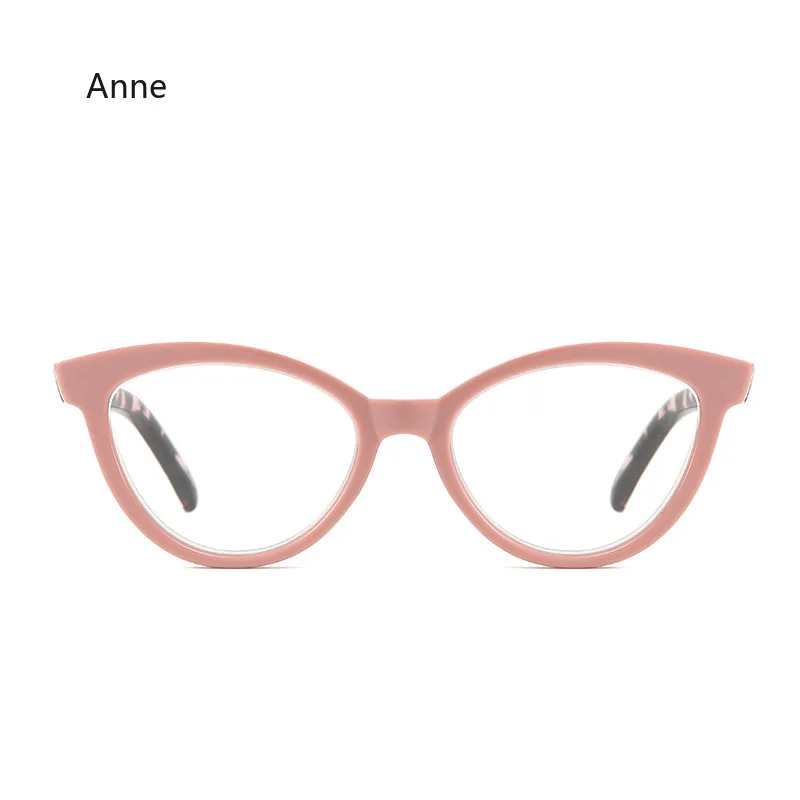 Fashionable Cat Eye Reading Glasses Men Female Personality Large Frame Spring Leg Presbyopia Glasses +1.0 To + 4.0 gafas 5