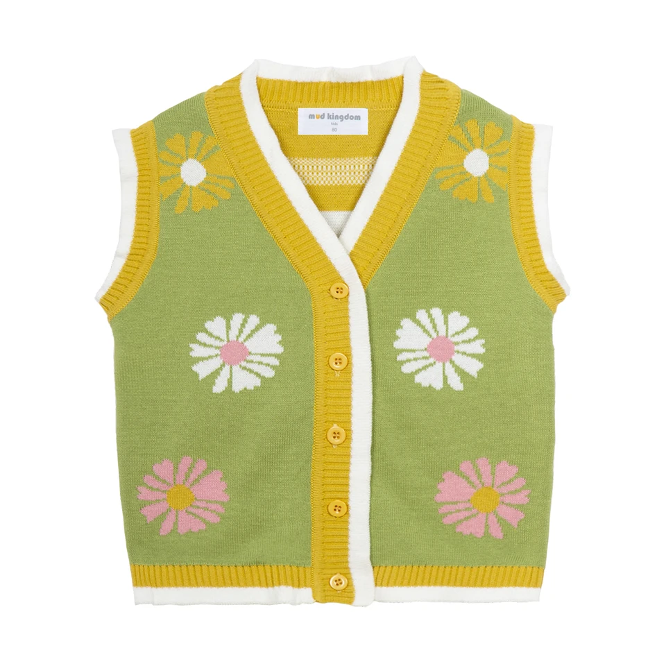 Le Fleur Sweater Vest Golf Wang Flower Cardigan Riolio Luxury Golf