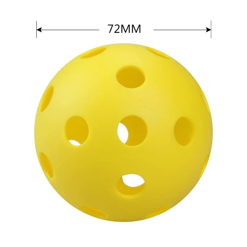 Pickleball 72MM Durable 40 Holes Outdoor 3/6/12Pcs Pickleballs For Training and Competition Pickleball Packs of Pickleballs