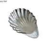 304 Stainless Steel Shell Plate Metal Cheese Plate Dessert Dish Jewelry Storage Plate Decorative Dish Featured Tableware 6