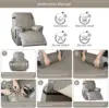 Solid Color Recliner Sofa Cover Dogs Pets Kid Anti-Slip Chair Covers Anti-wear Armchair Slipcovers Furniture Protector 3