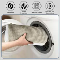Durable Shoe Wash Bag,Travel Convenient Shoe Washing Bag,with Strong Zippers,Home Use Anti-Deformation Shoe Laundry Washing Bag 2