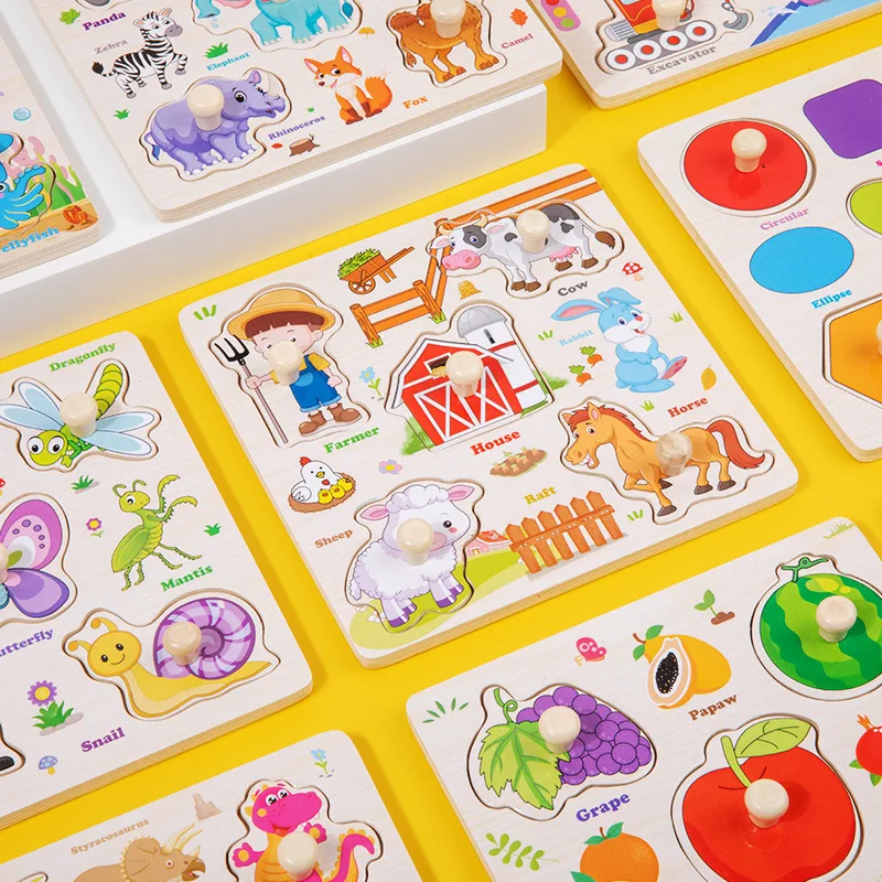 Montessori Wooden Puzzle Toy 3