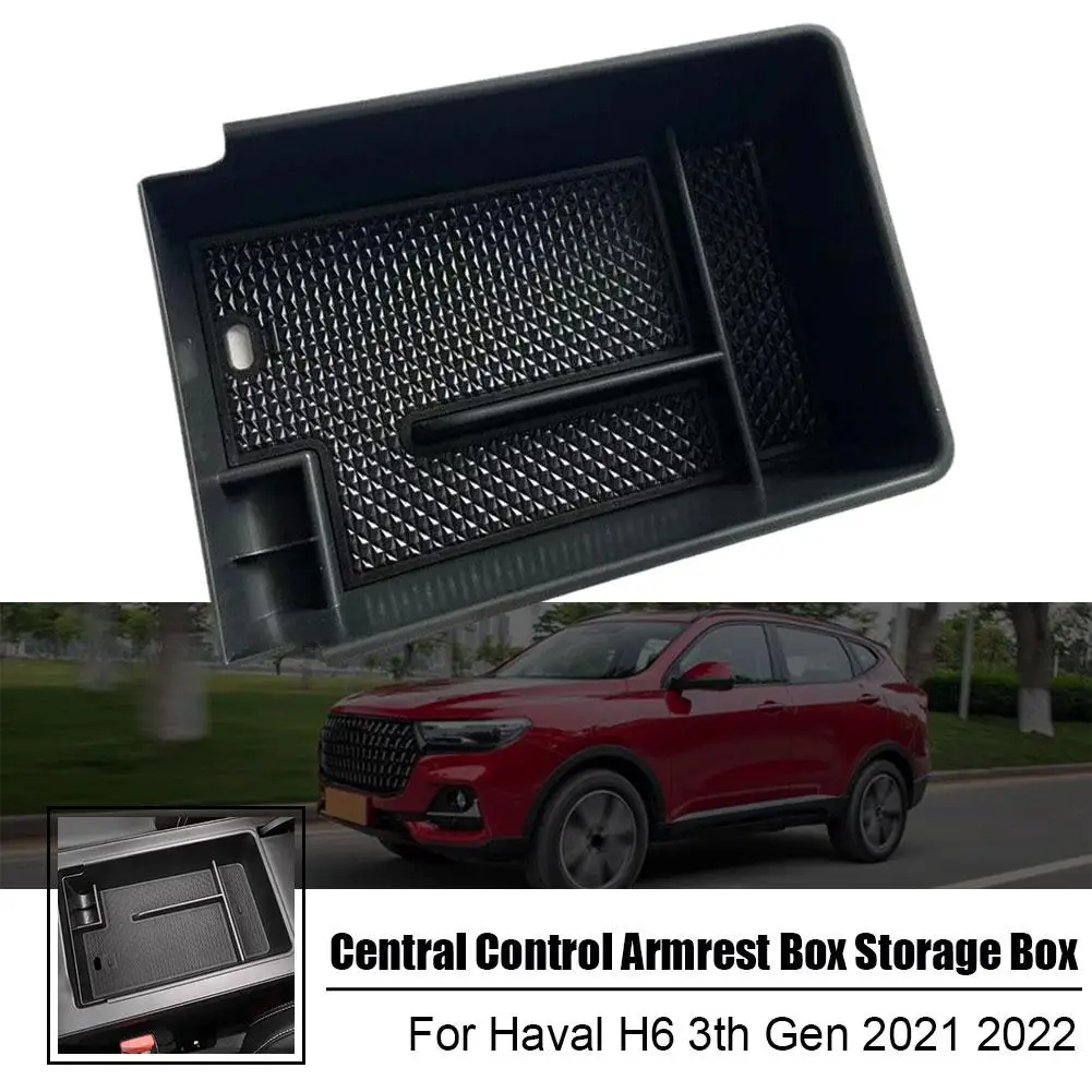 Car Central Console Armrest Box Storage Container Organizer Holder Tray For Haval H6 3th Gen 2021