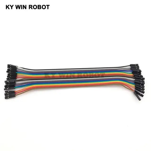 40-Piece Jumper Wire Kit For Arduino - Male/Male, Female/Female Cables 10/20/30cm