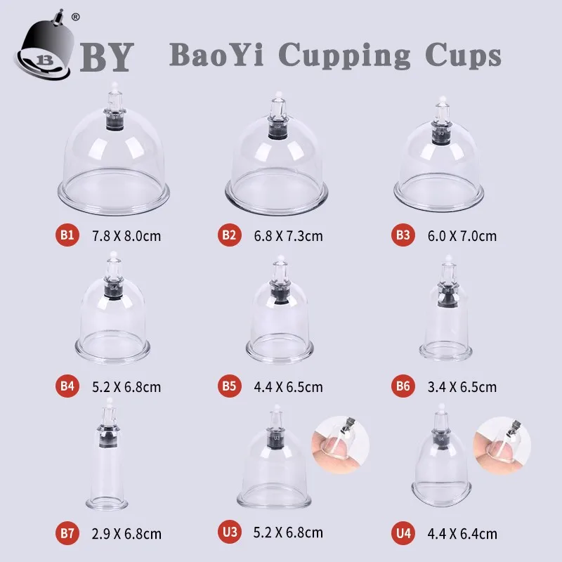 Cupping Therapy Set Vacuum Cupping Vacuum Cupping massage device Set Suction Cups Massage Physiotherapy Jars Chinese Medicine An 3