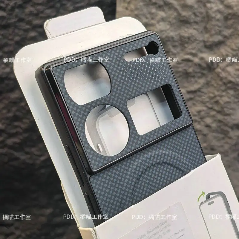 Vegan Leather Magnetic Stripe Phone Case with Shockproof Bumper