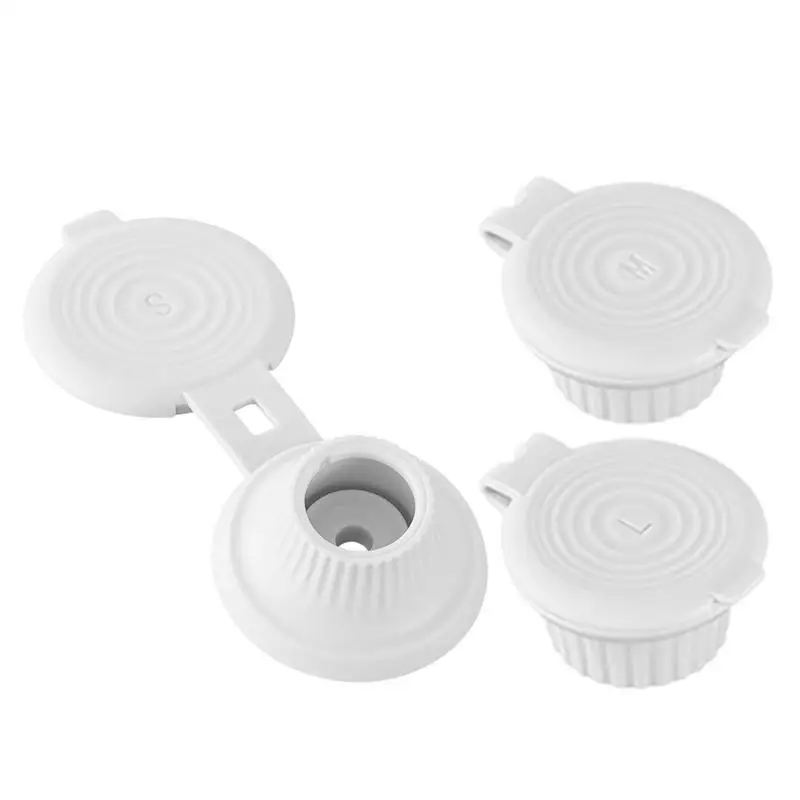 Upside Down Bottle Caps Adapter Transfer Connector 3X Sealed Shampoo Upside Down Bottle Caps For Lotions Shampoos