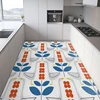 Japanese Style Decorate Kitchen Mats Non-slip PVC Water-proof Oil-proof Soft Mat Easy-to-clean Impermeable Mats Ковер Tapis 러그 5