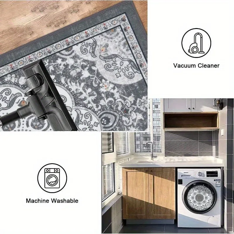 Bohemian Style Floor Mat Set 5