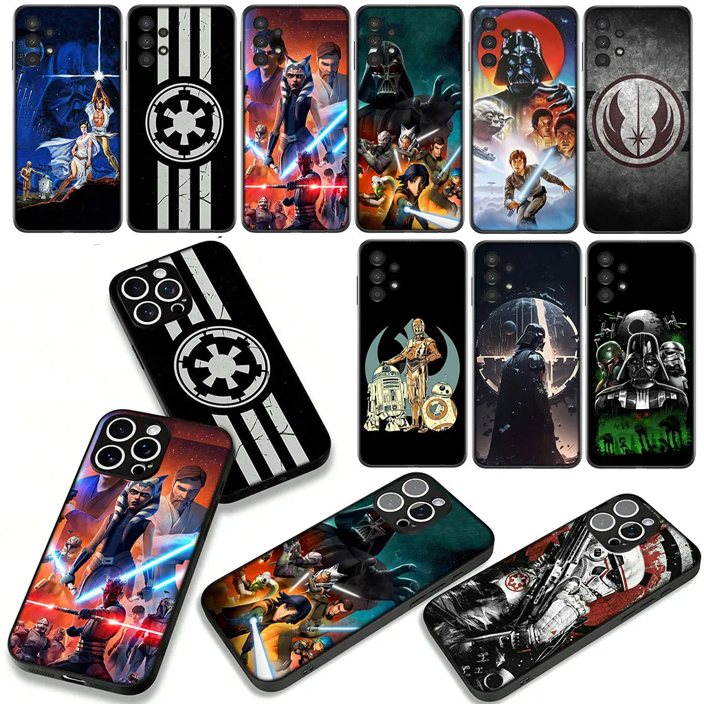 Intergalactic Stars and Mandalorian Yoda TV Series-Inspired Phone Case