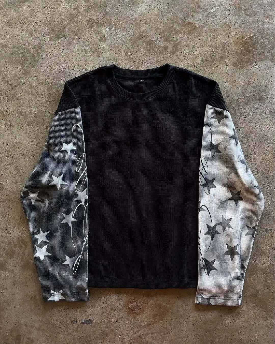 Herbst und Winter Neue amerikanische Kleidung für Männer und Frauen im gleichen Stil, High Street Dark Punk Retro Trendy All-Matching Top im INS-Stil – Detail 5