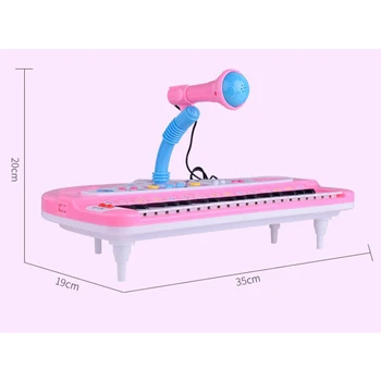 37-Key Kids Pink Keyboard 1