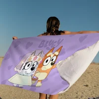 Cartoon B-Blueys Microfiber Beach Towel Absorbent Quick dry Soft Yoga Swimming Resort Mountain Climbing Towel 1